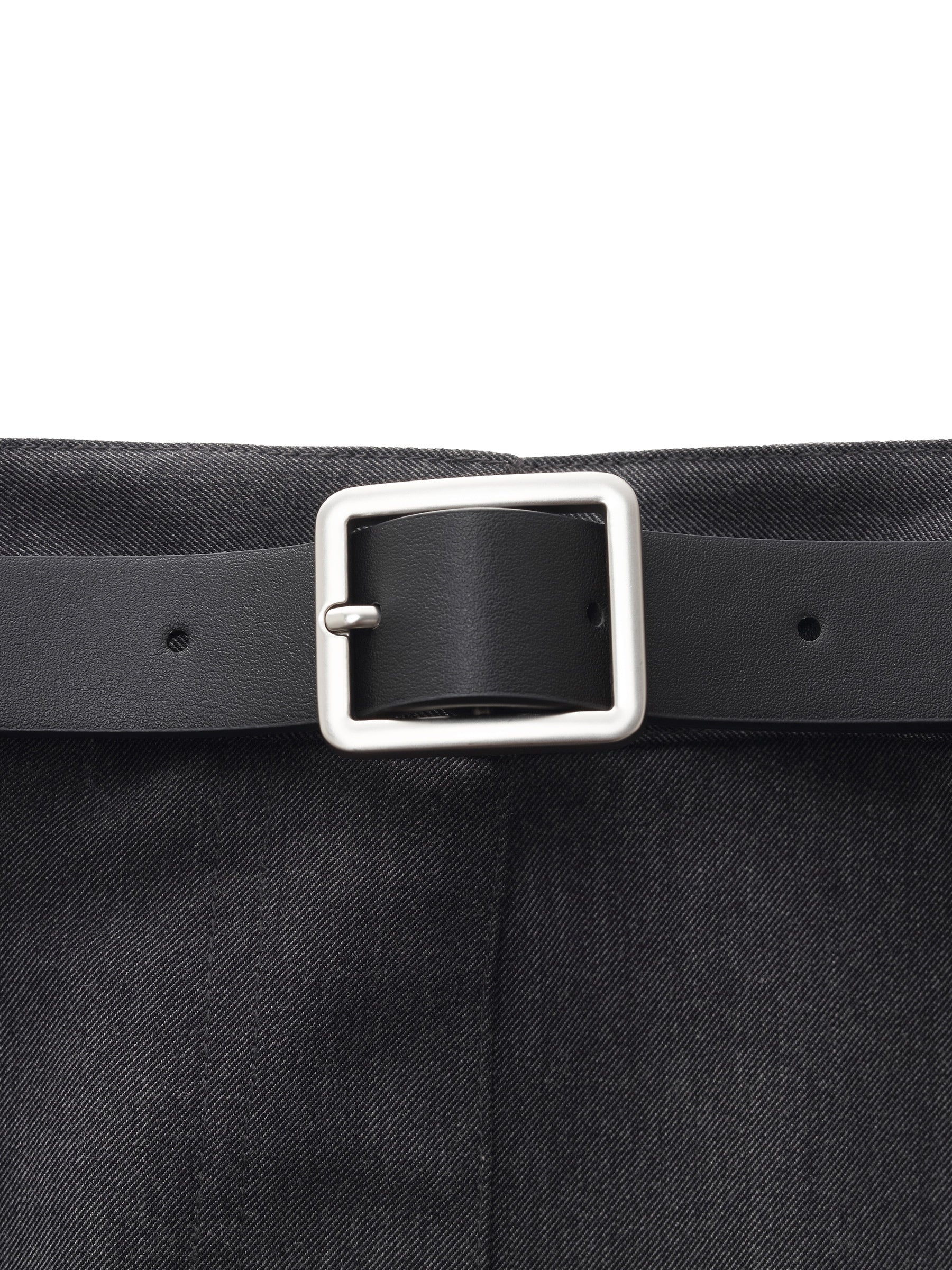 Valmere™ | Stretchy Cargo Skirt With Leather Belt
