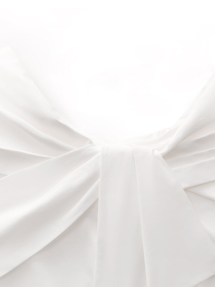 Valmere™ | 100% Cotton Stretch Bow Top