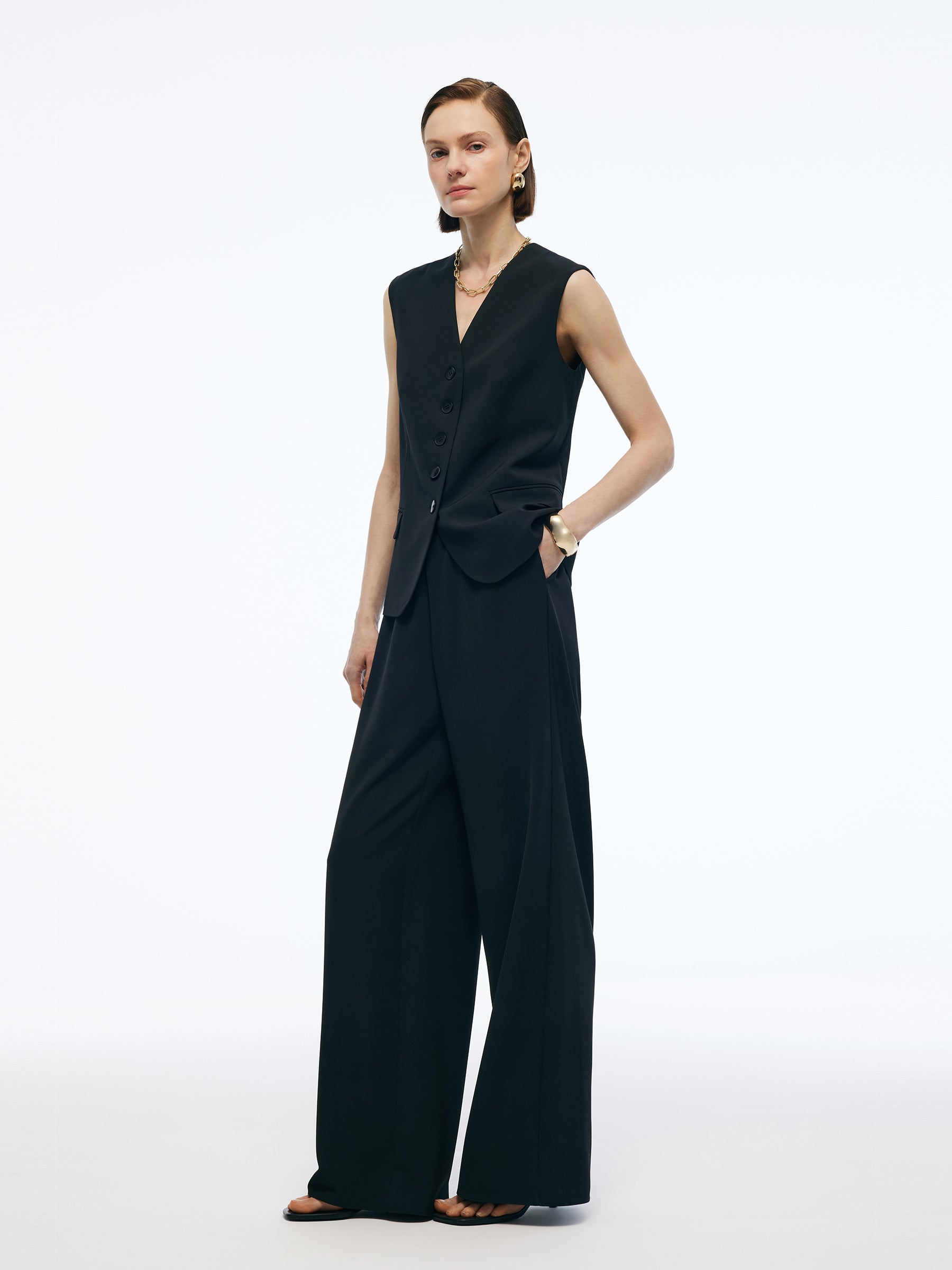 Valmere™ | Elastic Waist Stretch Leg Pants