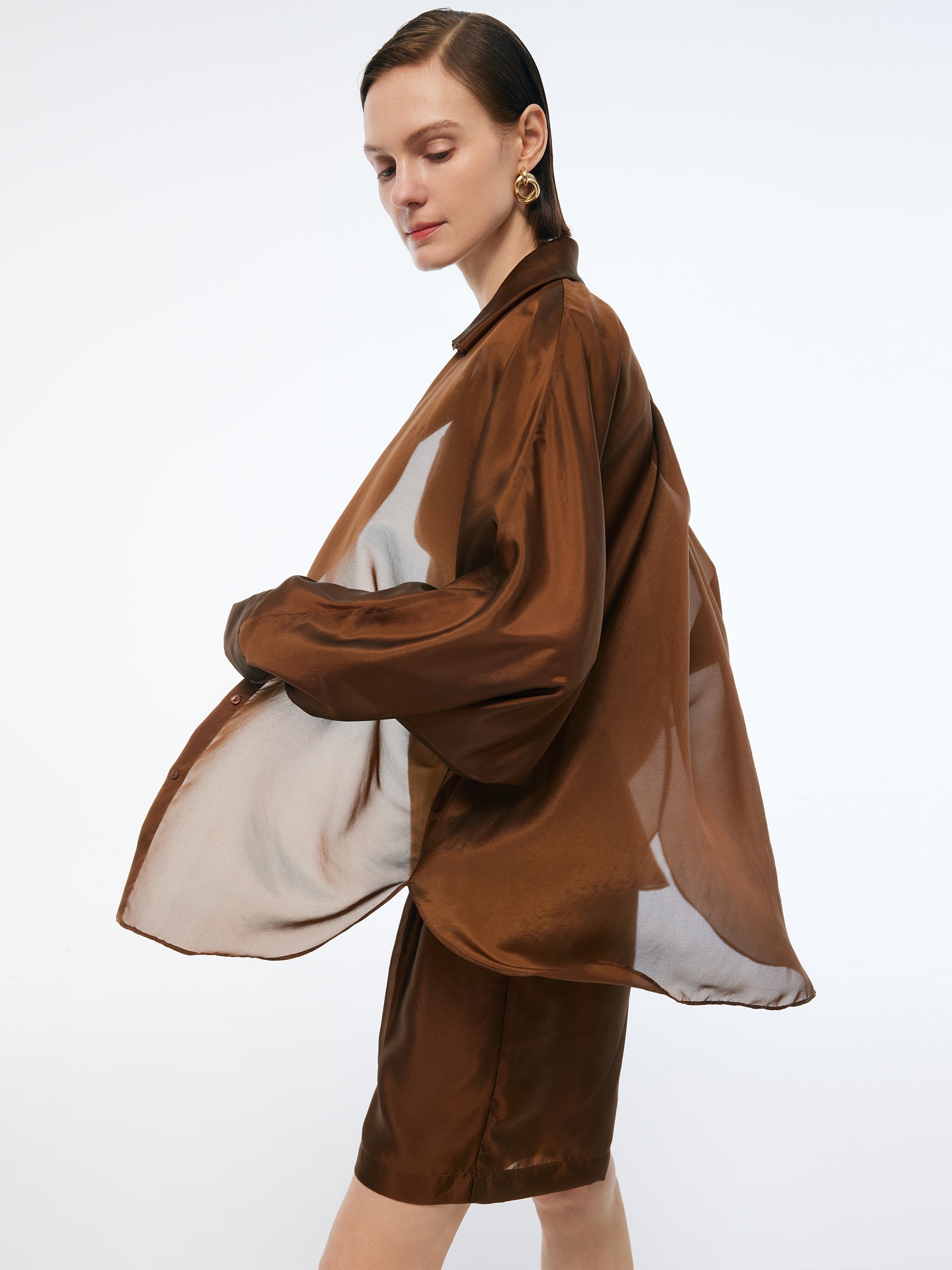 Valmere™ | Batwing Sleeves Oversized Shirt