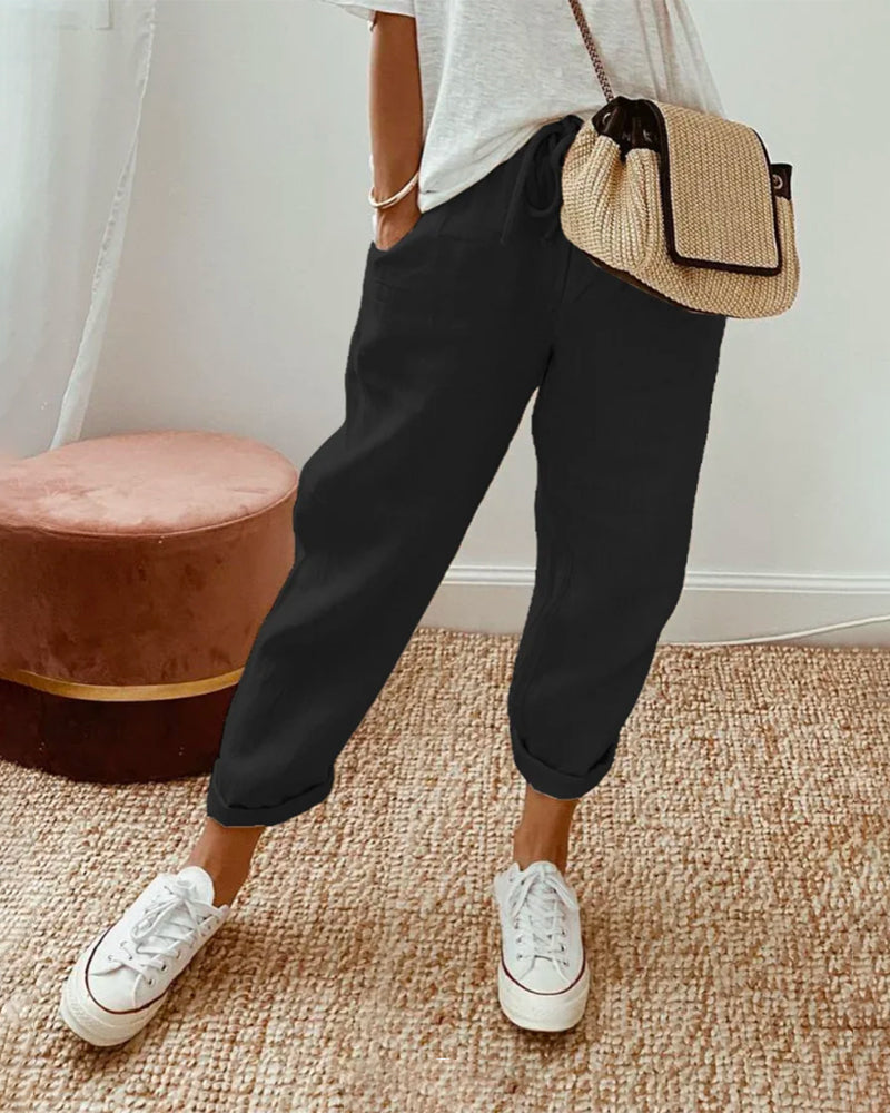 Valmere™ | Carla Elegant Cotton Pants