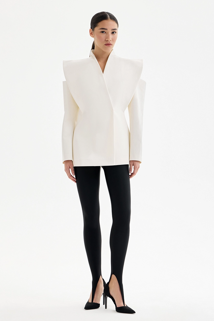 Valmere™ | Valeria Sculptural Shoulder Blazer