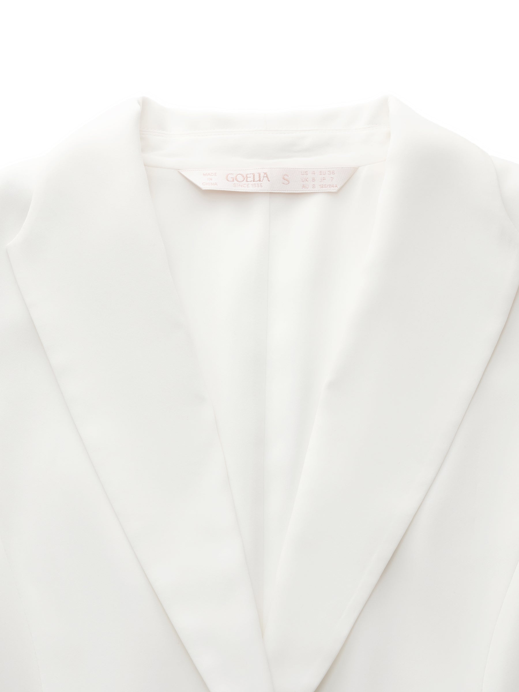 Valmere™ |Triacetate Blend Gathered Waist Women Blazer