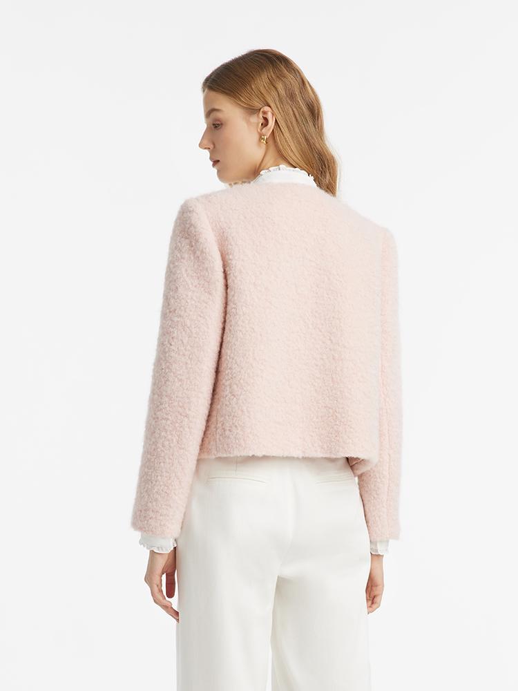Valmere™ | Wool-Blend Crop Jacket