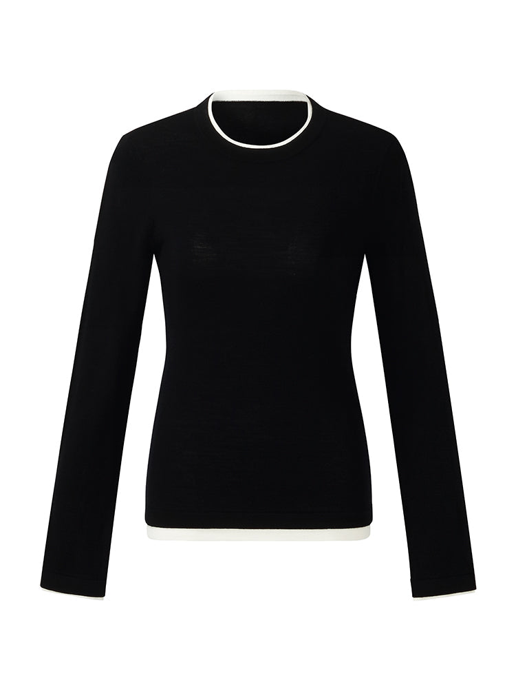 Valmere™ | Machine Washable Wool Knit Top