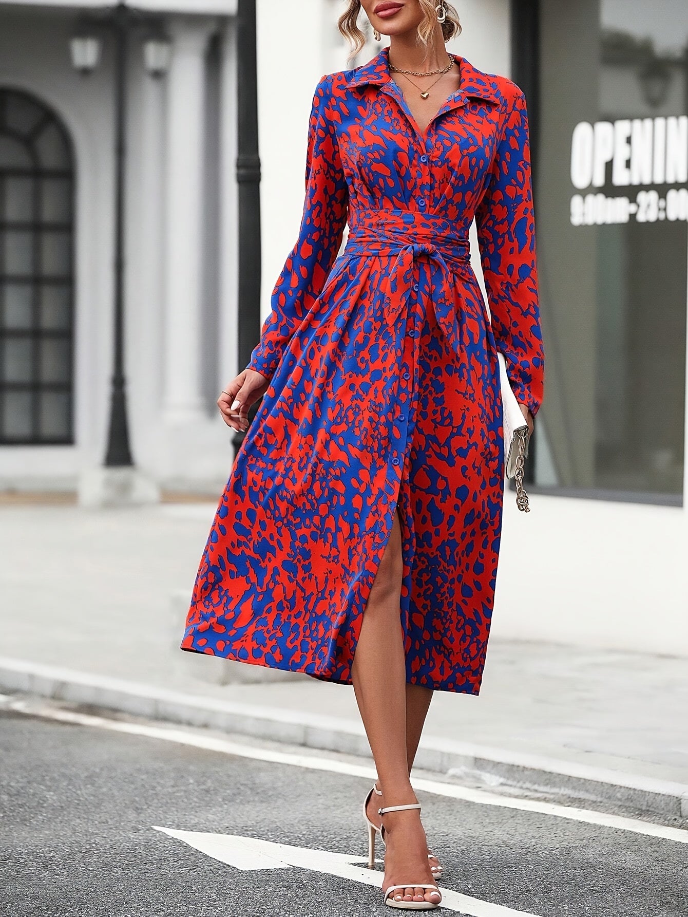 Valmere™ | Valentina Elegant Shirt Dress