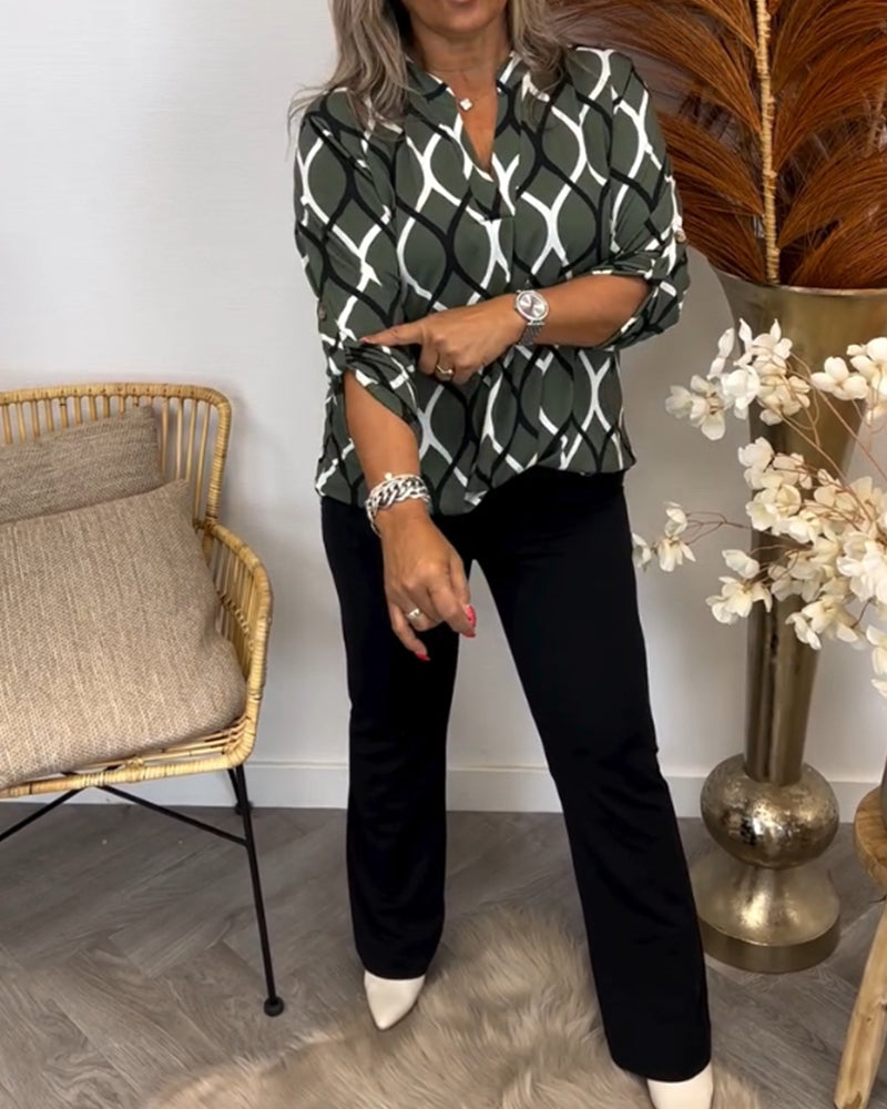 Valmere™ | Aria Blouse with Graphic Print