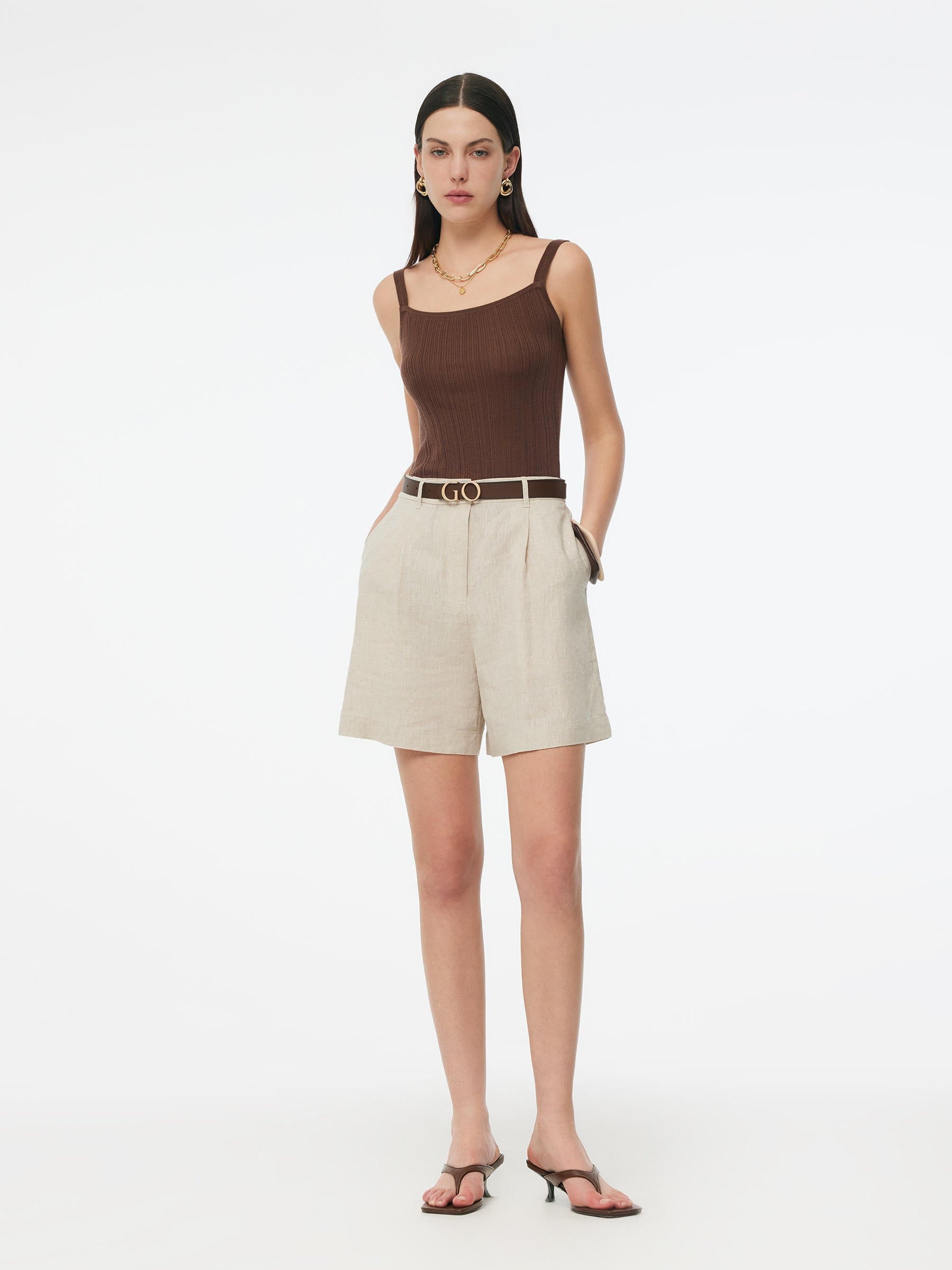 Valmere™ | 100% Linen Pocket Shorts