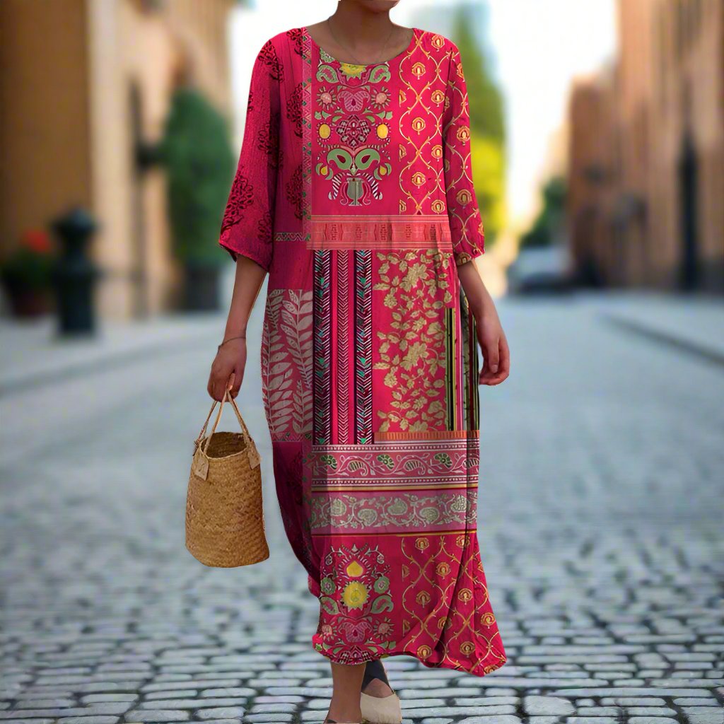 Valmere™ | Loose-Fitting Maxi Dress