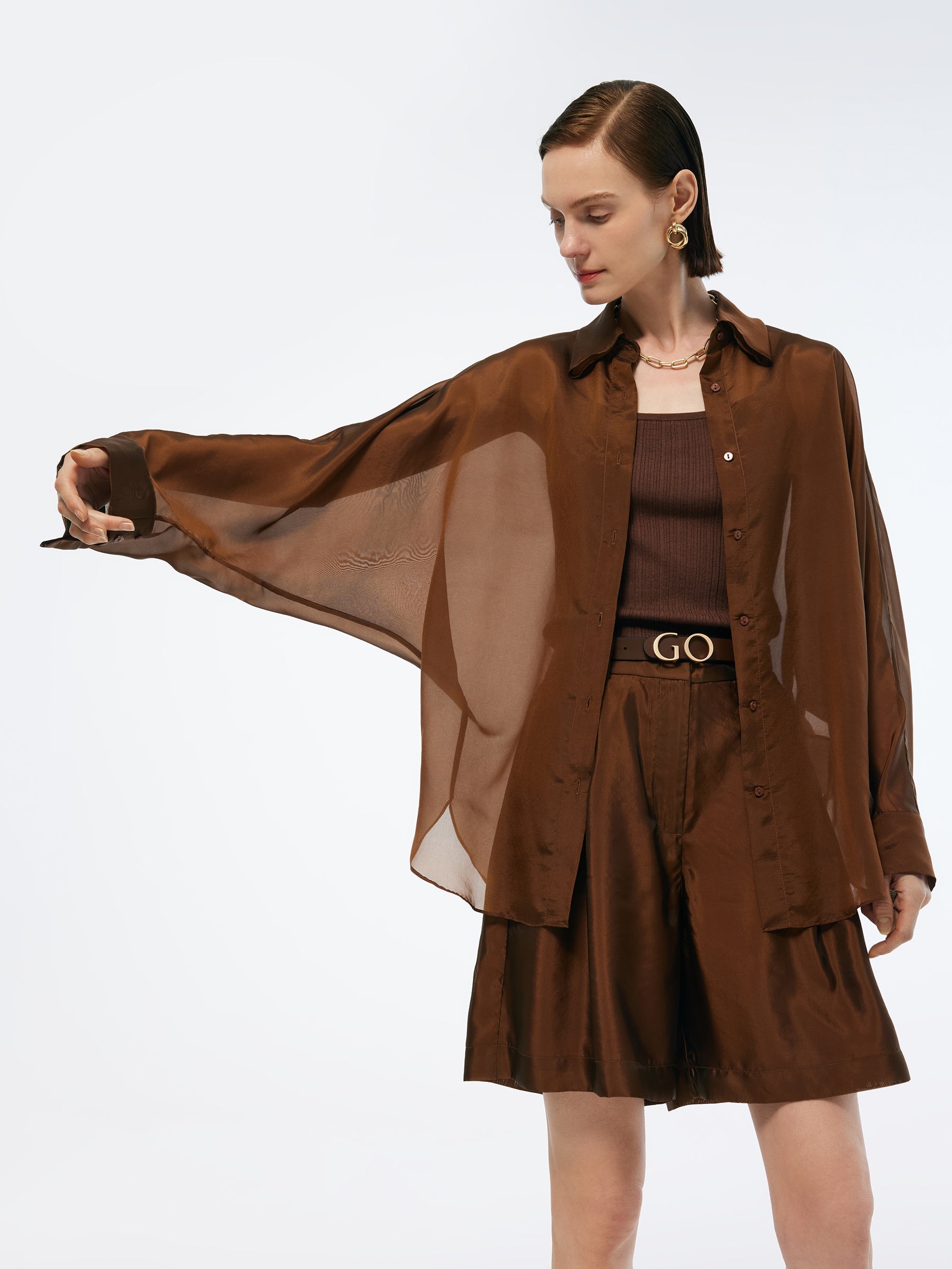 Valmere™ | Batwing Sleeves Oversized Shirt