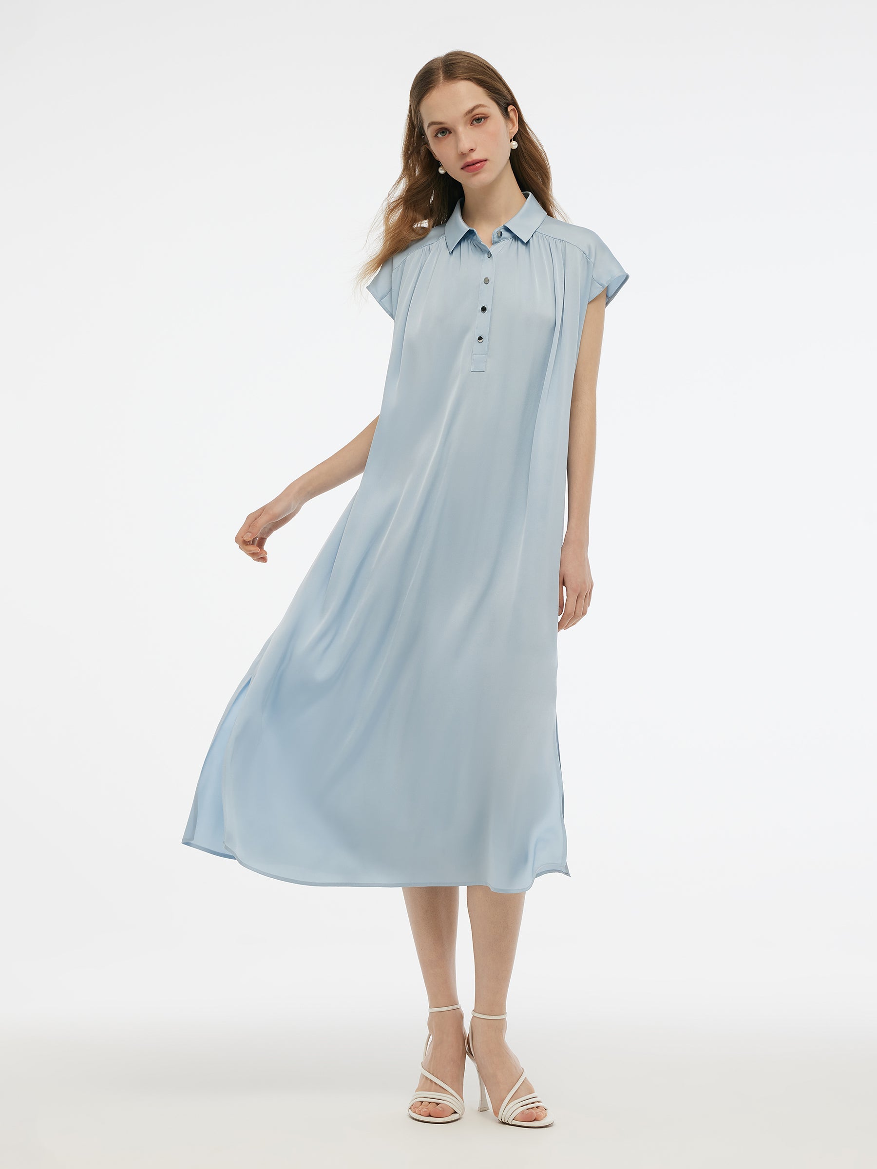 Valmere™ | Silk Stretch Maxi Dress