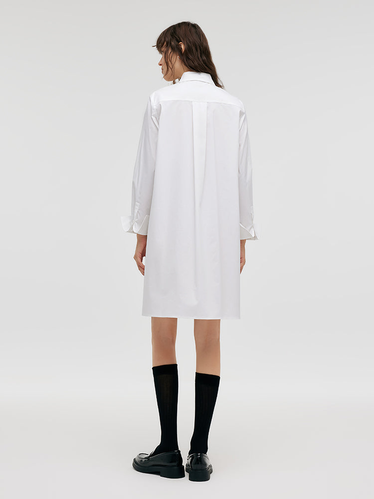 Valmere™ | Shirt Dress With Necktie