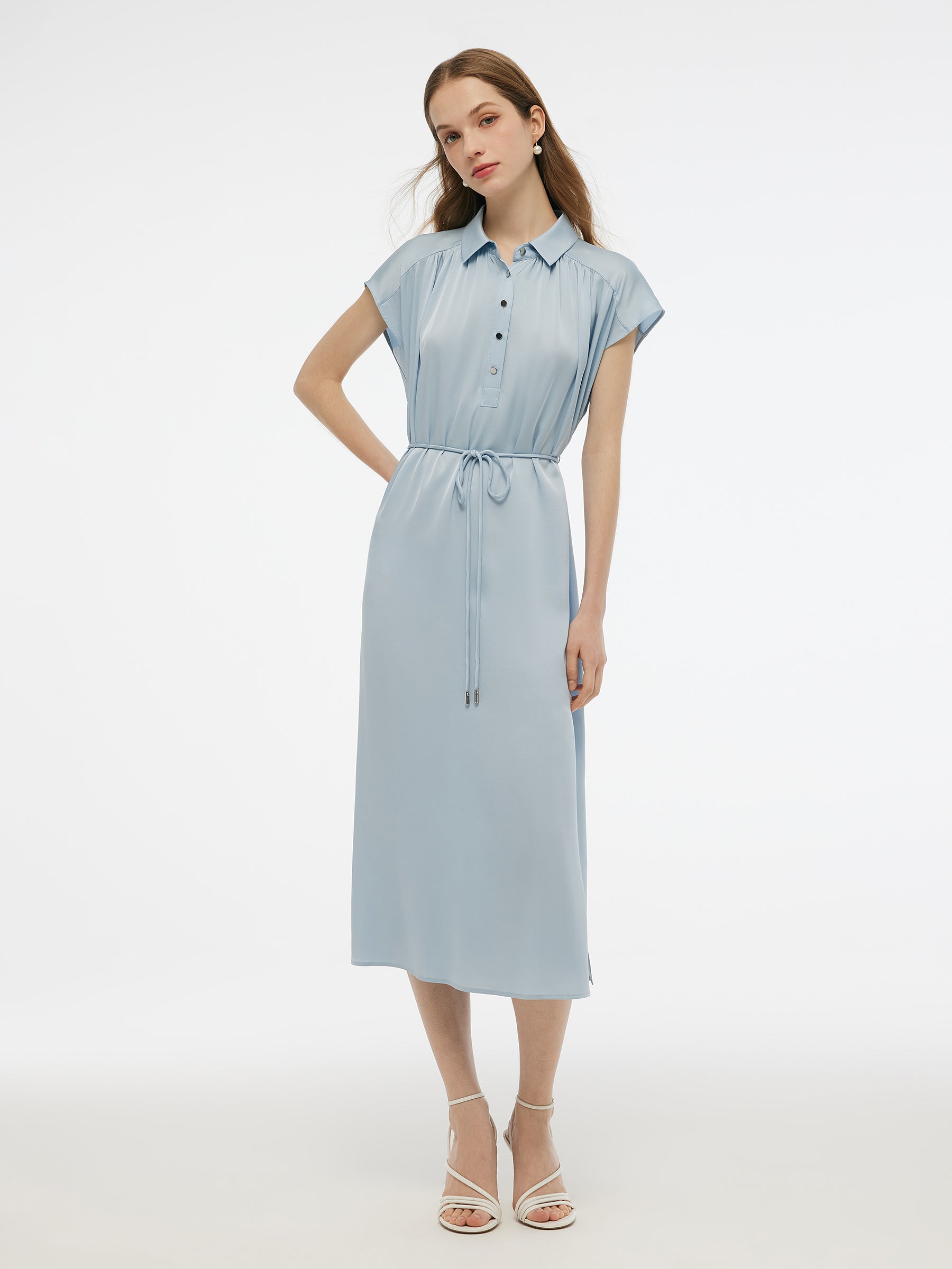 Valmere™ | Silk Stretch Maxi Dress