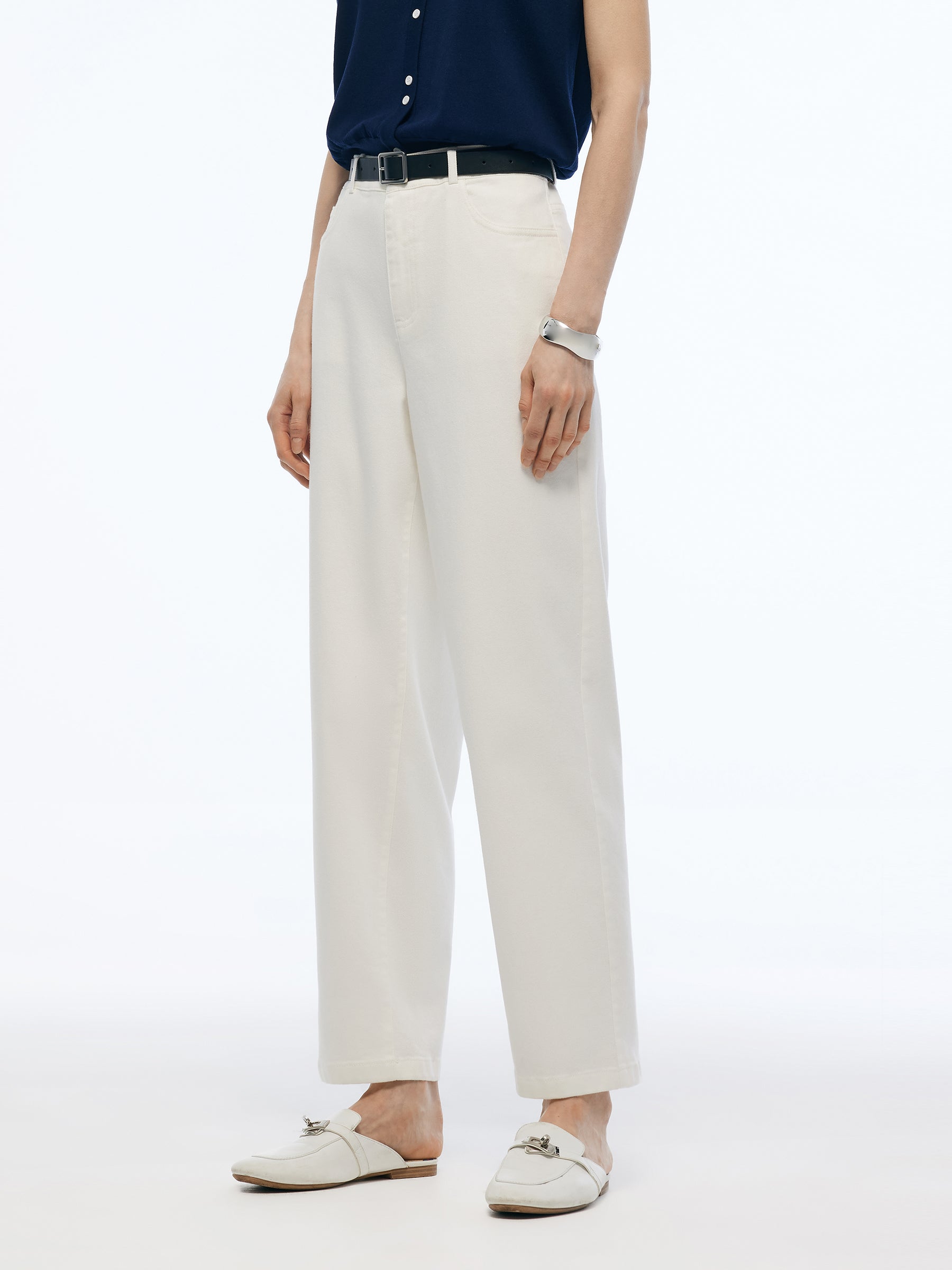 Valmere™ | Denim Stretch Jeans With Belt