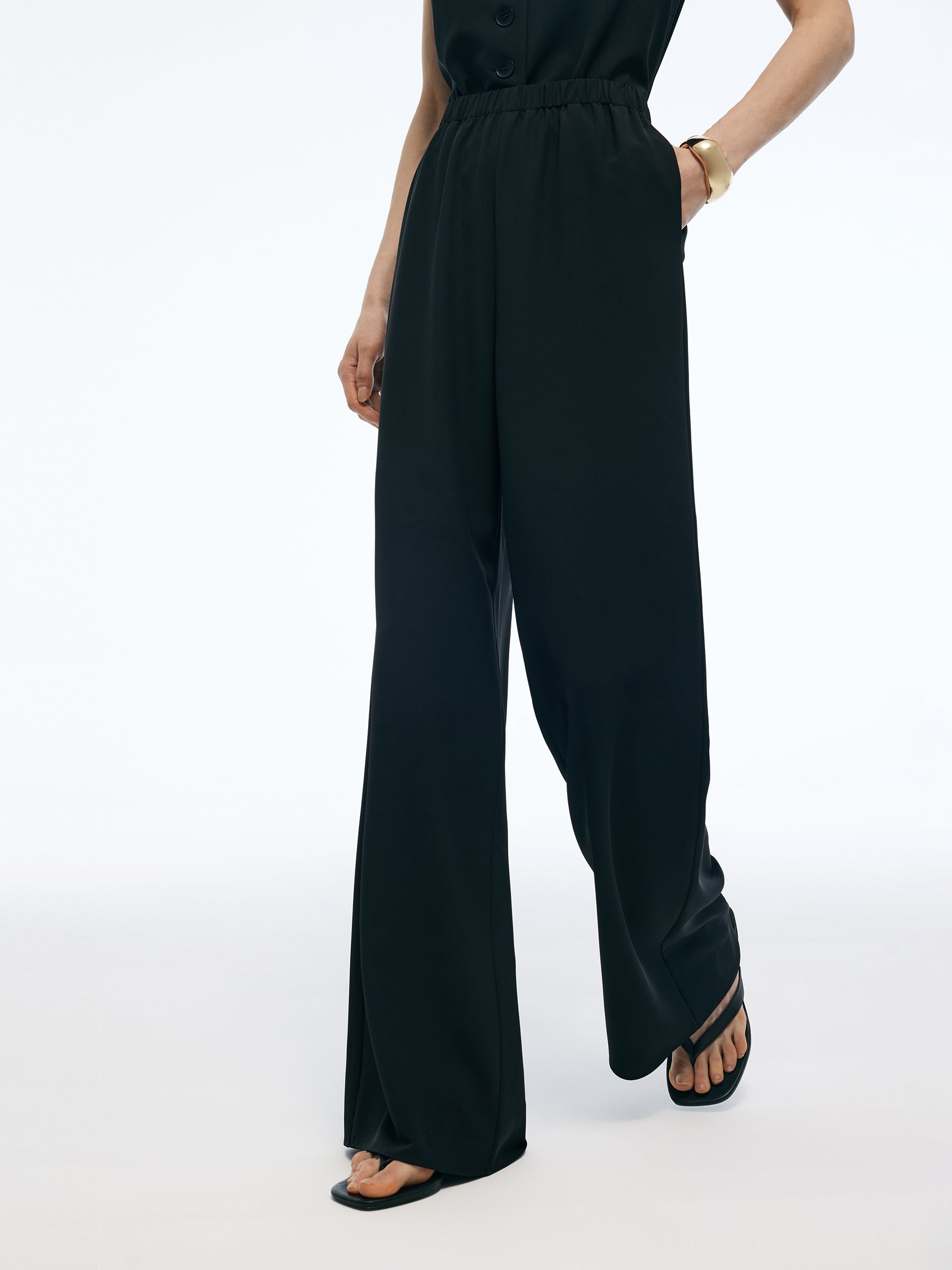 Valmere™ | Elastic Waist Stretch Leg Pants