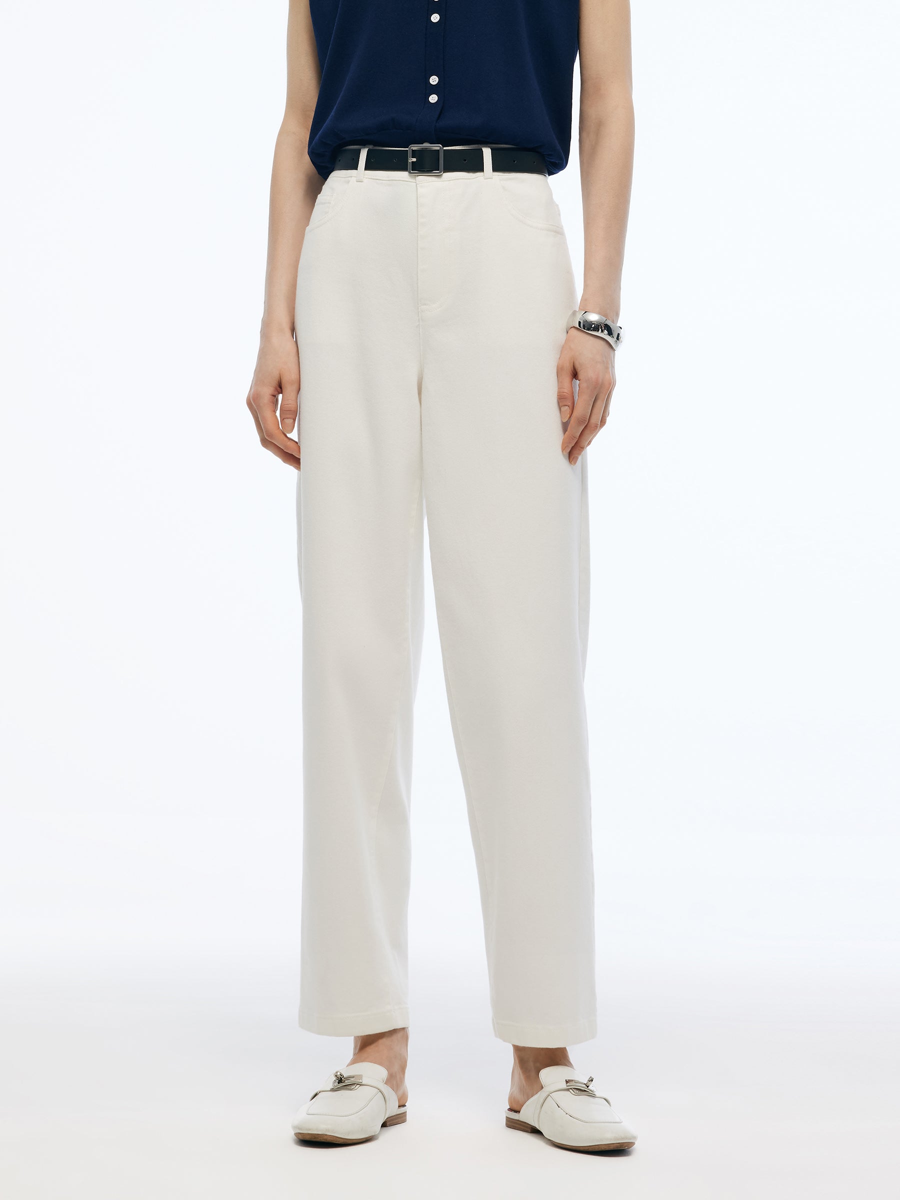 Valmere™ | Denim Stretch Jeans With Belt
