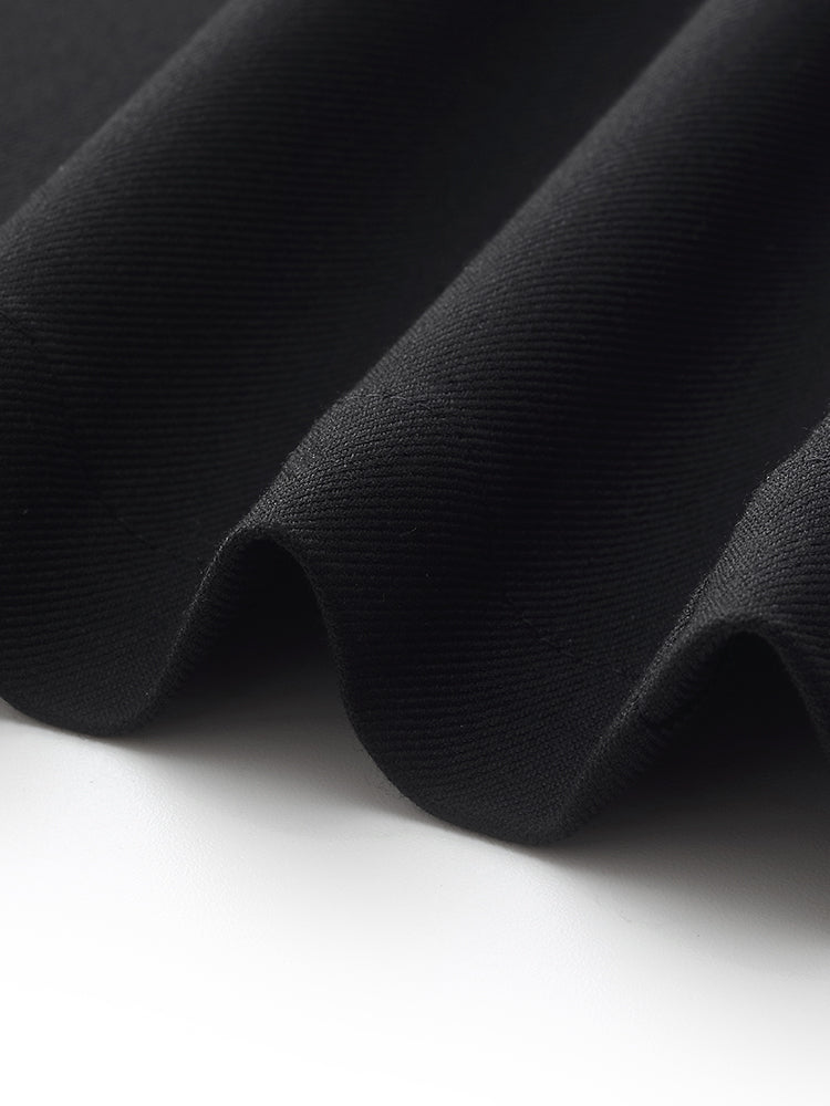 Valmere™ | Black Maxi Skirt With Belt
