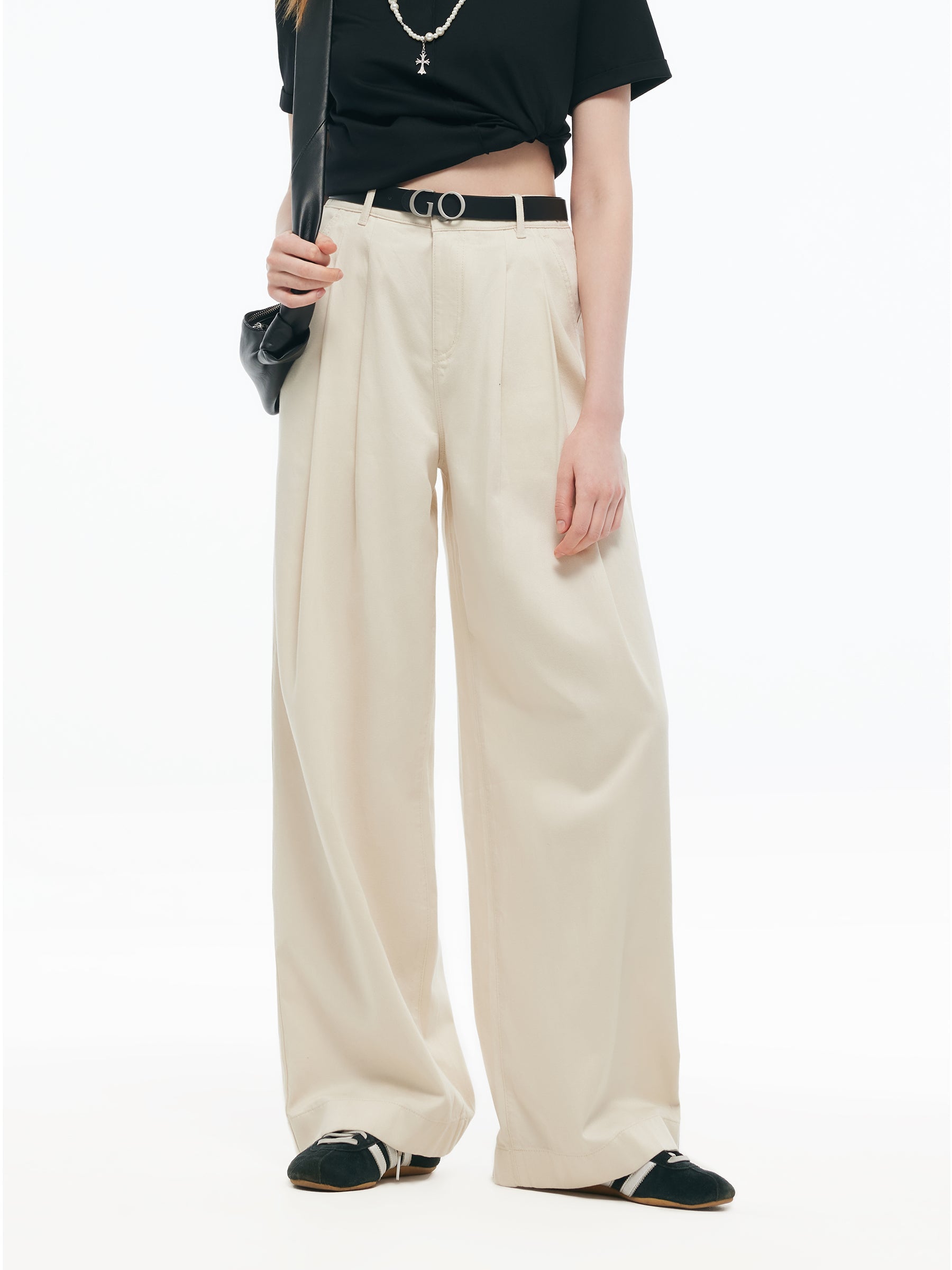 Valmere™ | Adjustable Waist Wide Leg Jeans