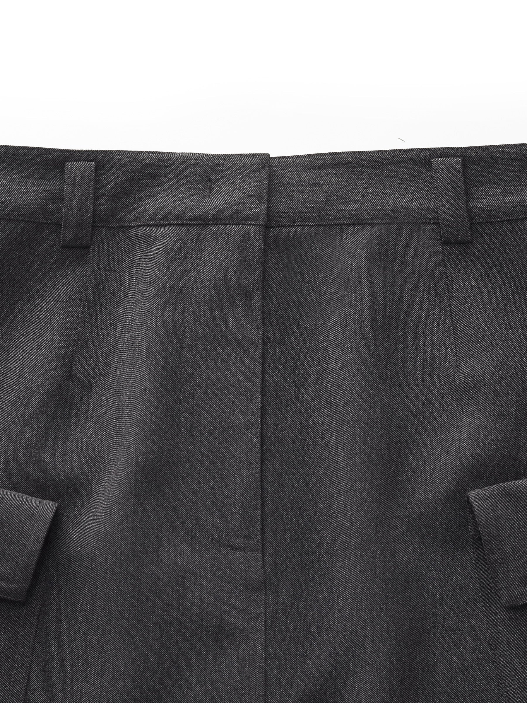 Valmere™ | Stretchy Cargo Skirt With Leather Belt