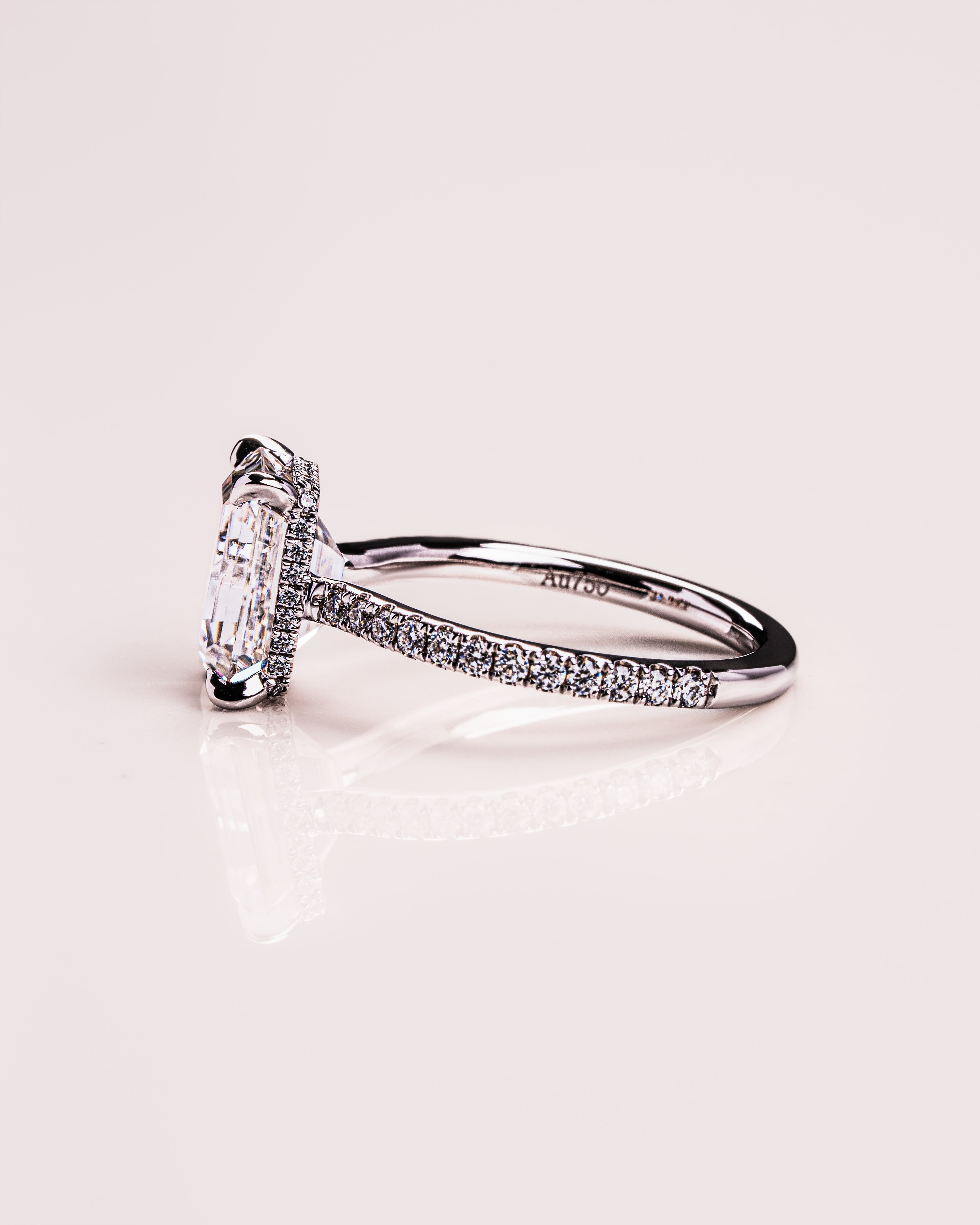 Jasmine (with Pavé) - Emerald | Silver