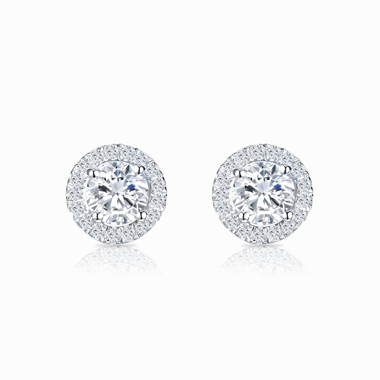 Belle dame earrings | White Gold