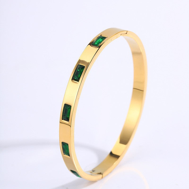 Renata Scarlatti Bracelet Black | Gold