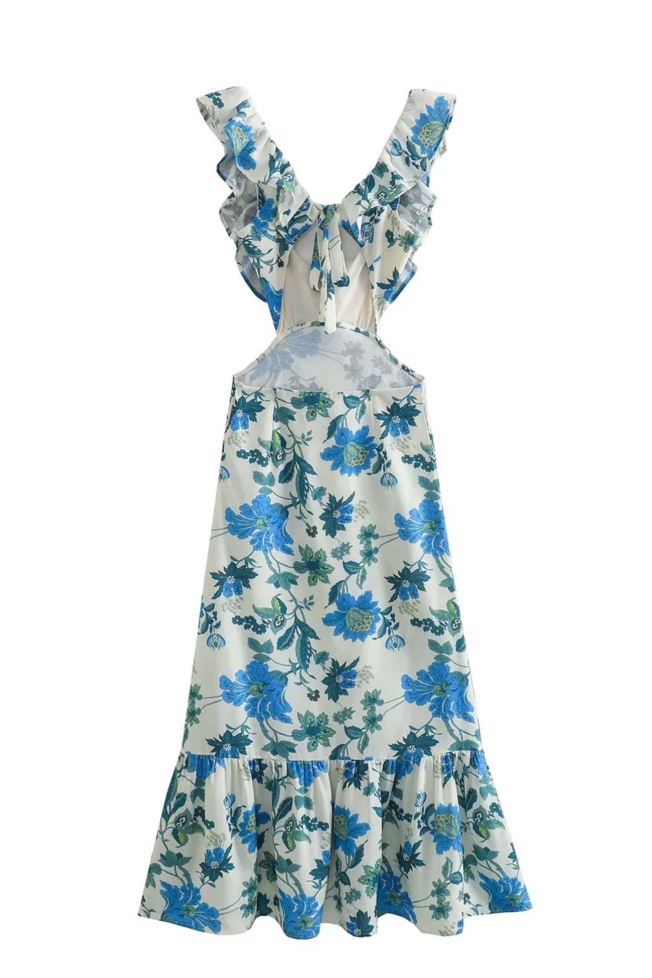 Valmere™ | Floral Ruffle Dress