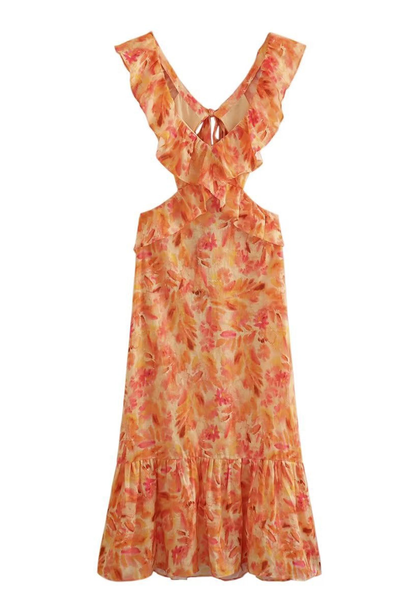 Valmere™ | Floral Ruffle Dress