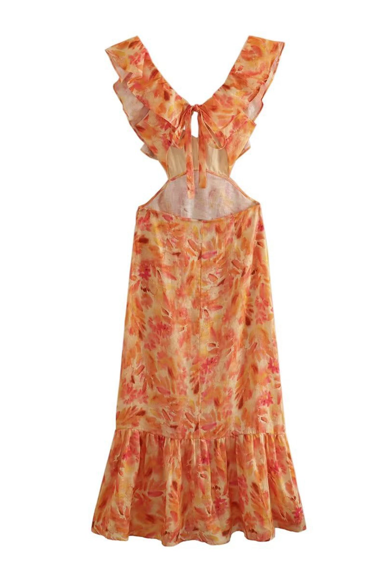 Valmere™ | Floral Ruffle Dress
