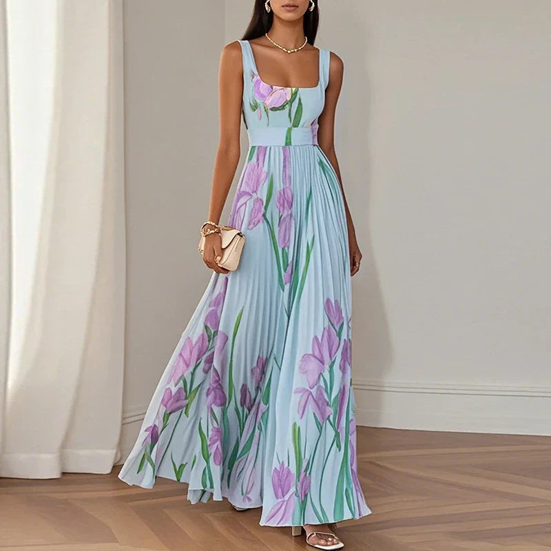 Valmere™ | Isla Elegant Floral Maxi Dress