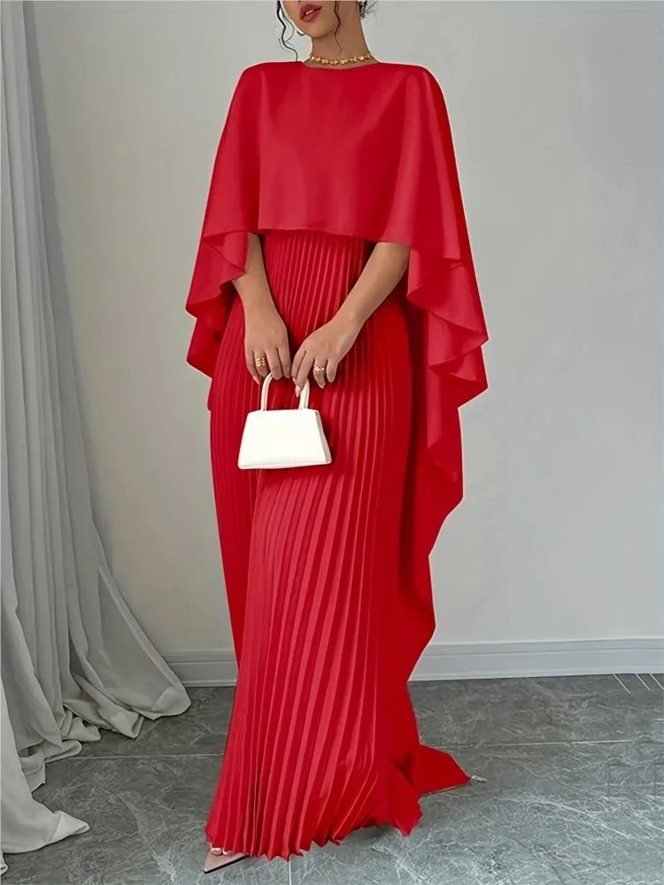 Valmere™ | Charlotte Elegant Bat Sleeve Dress