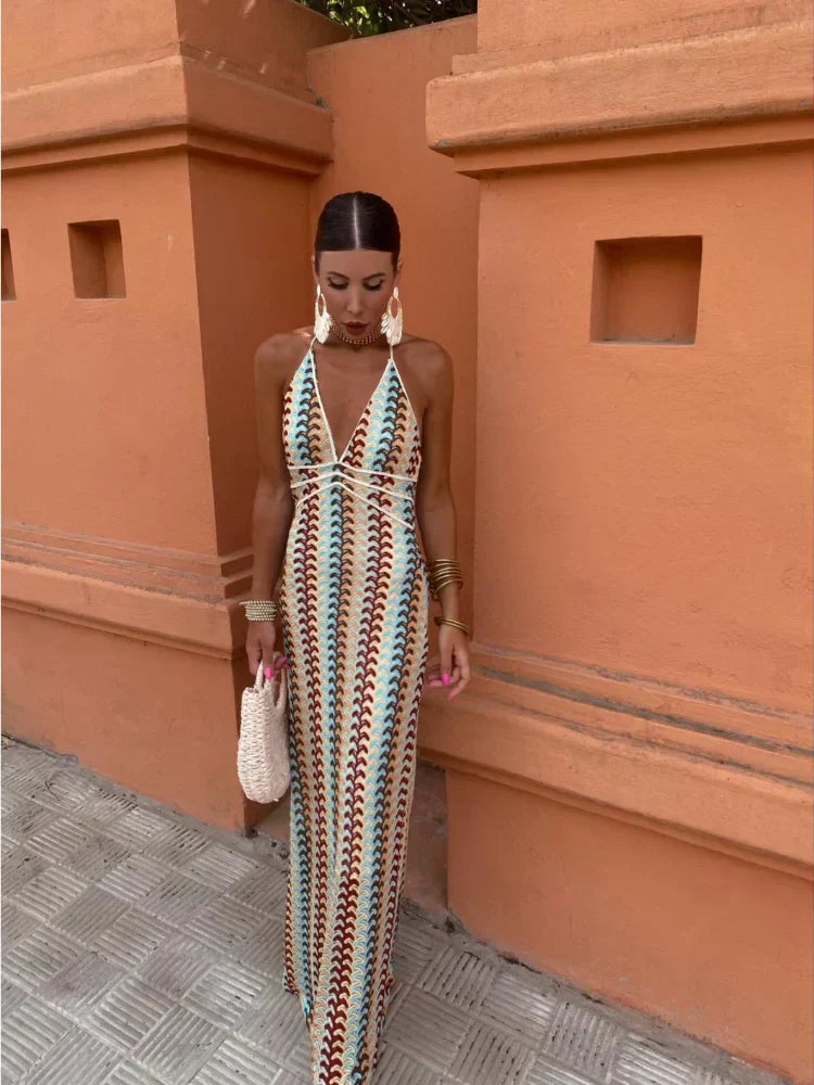 Valmere™ | Dilara Backless Maxi Dress