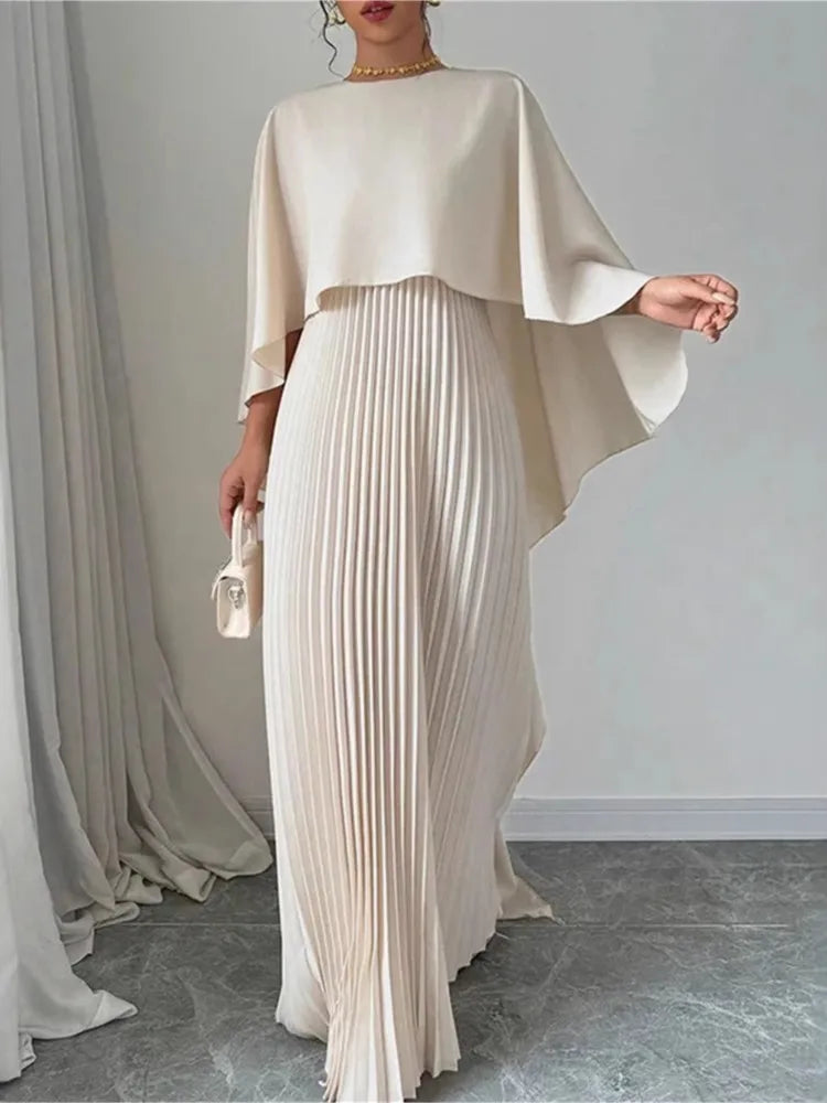 Valmere™ | Charlotte Elegant Bat Sleeve Dress