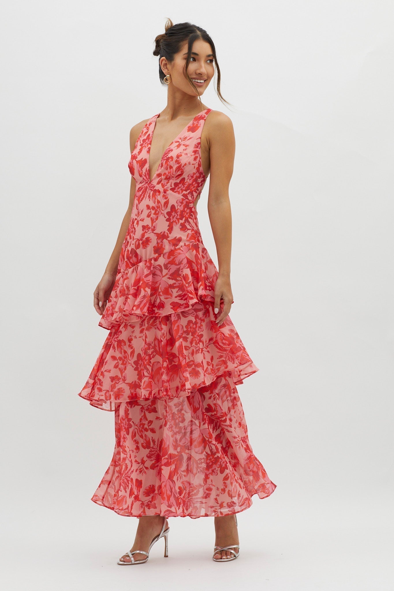 Valmere™ | Faye Bloom Shift Midi Dress