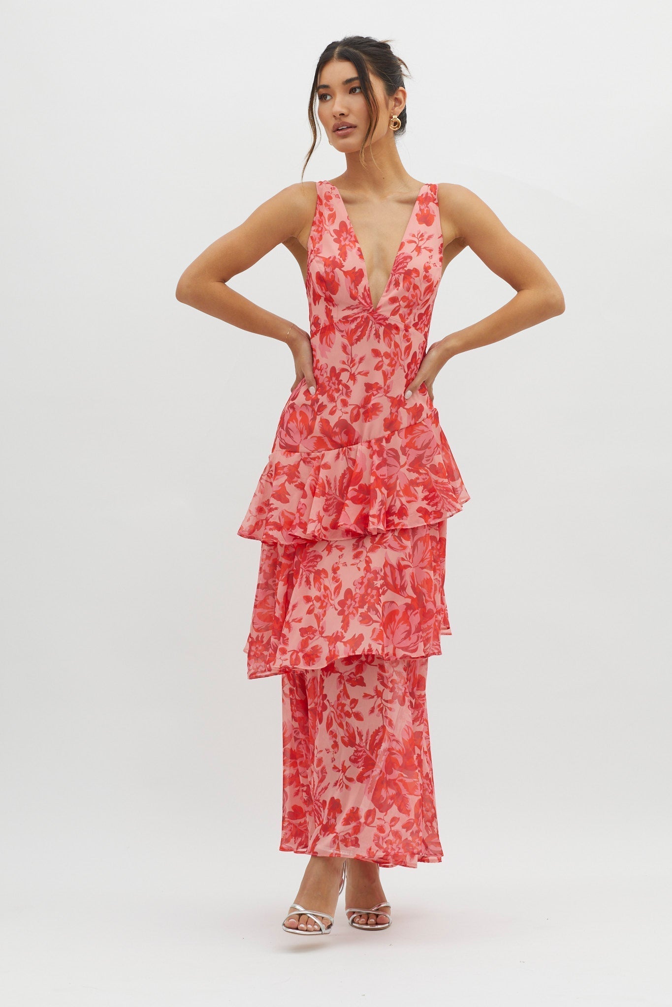 Valmere™ | Faye Bloom Shift Midi Dress