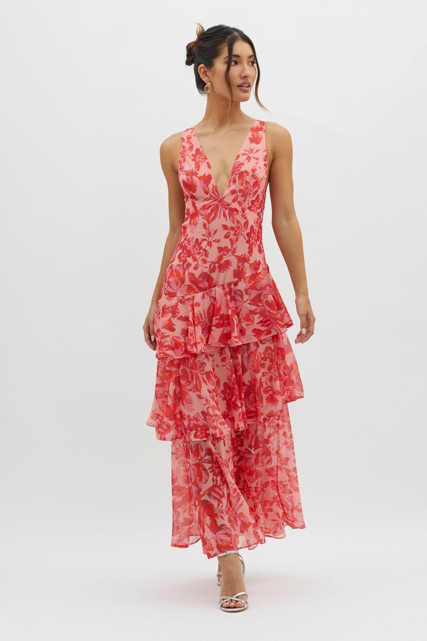 Valmere™ | Faye Bloom Shift Midi Dress