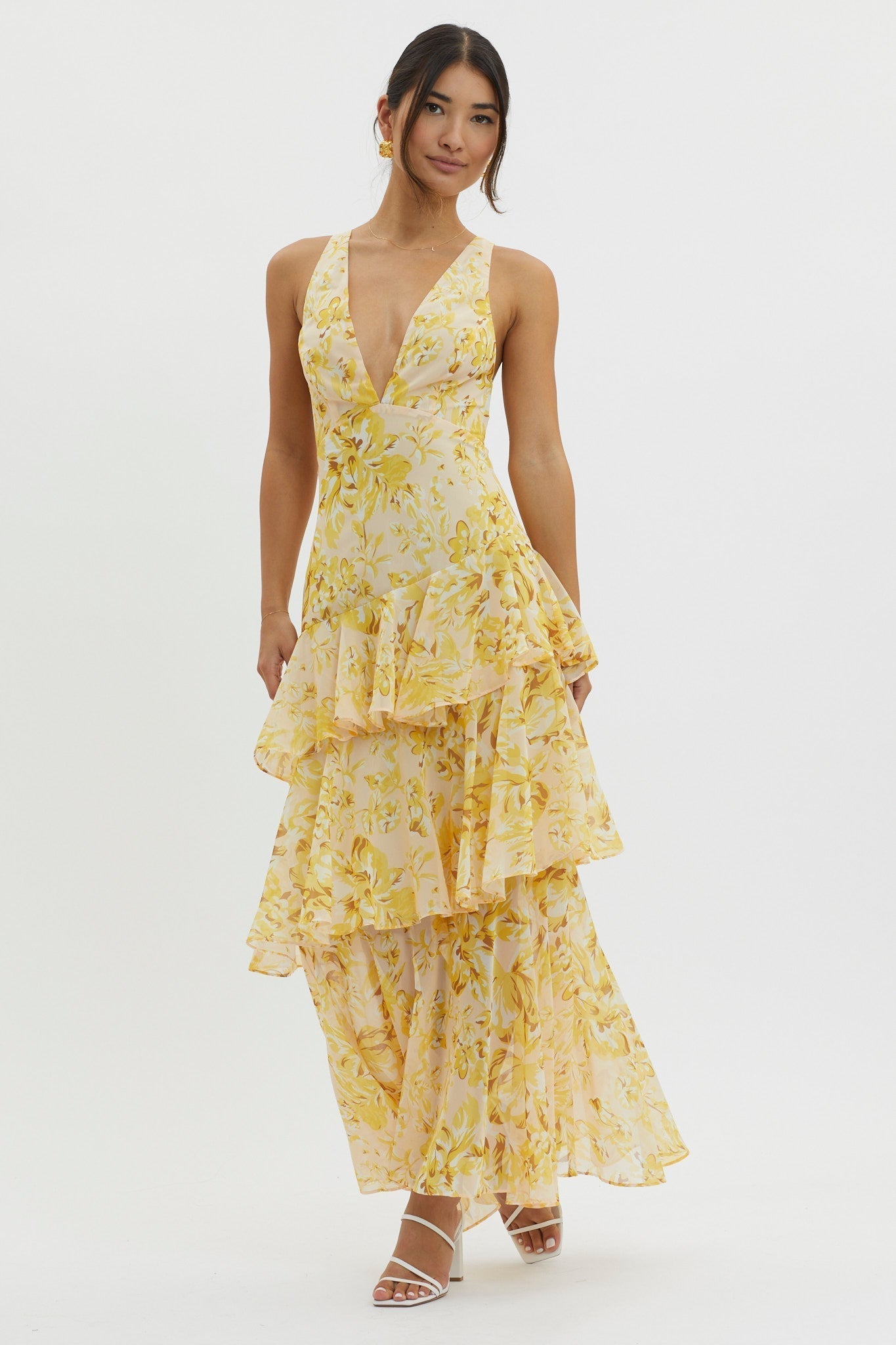 Valmere™ | Faye Bloom Shift Midi Dress