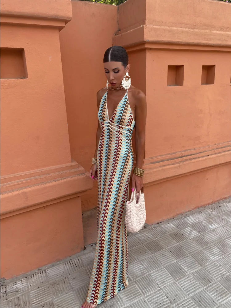 Valmere™ | Dilara Backless Maxi Dress