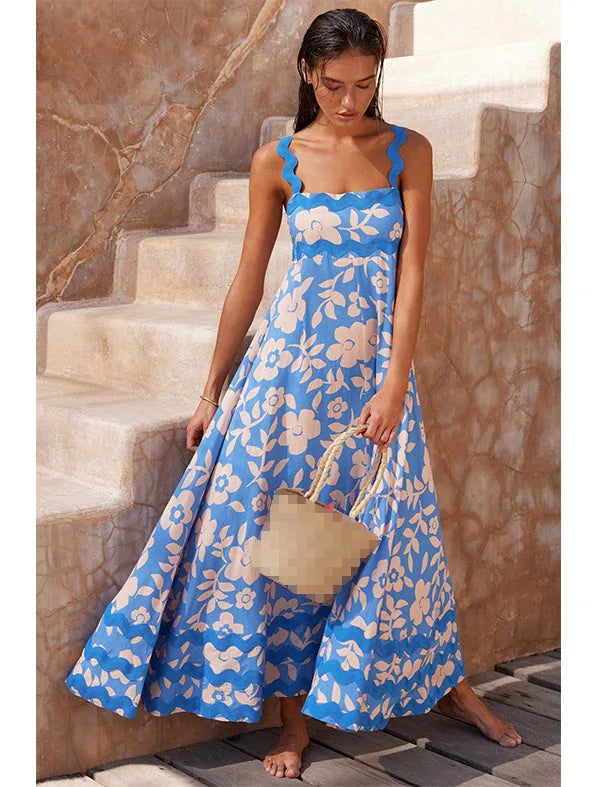 Valmere™ | Solana Elegant Floral Maxi Dress