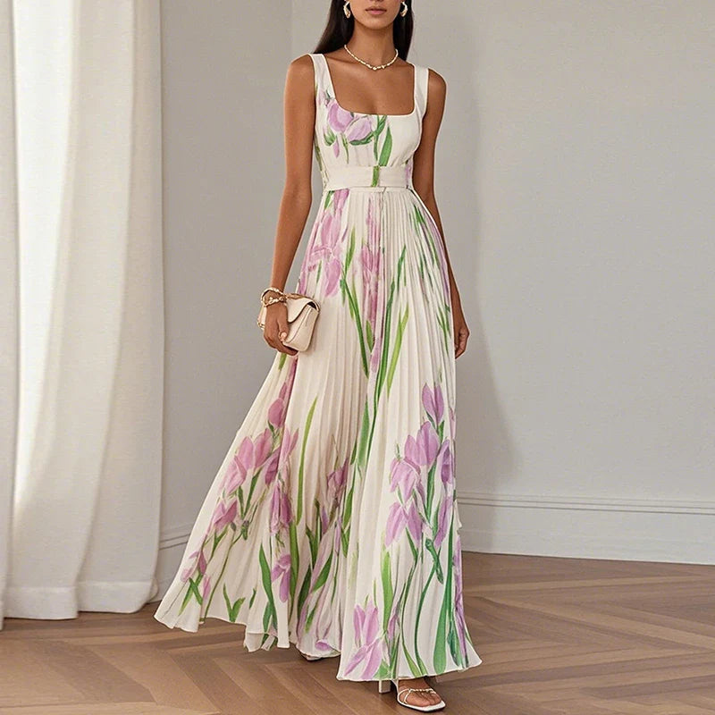 Valmere™ | Isla Elegant Floral Maxi Dress