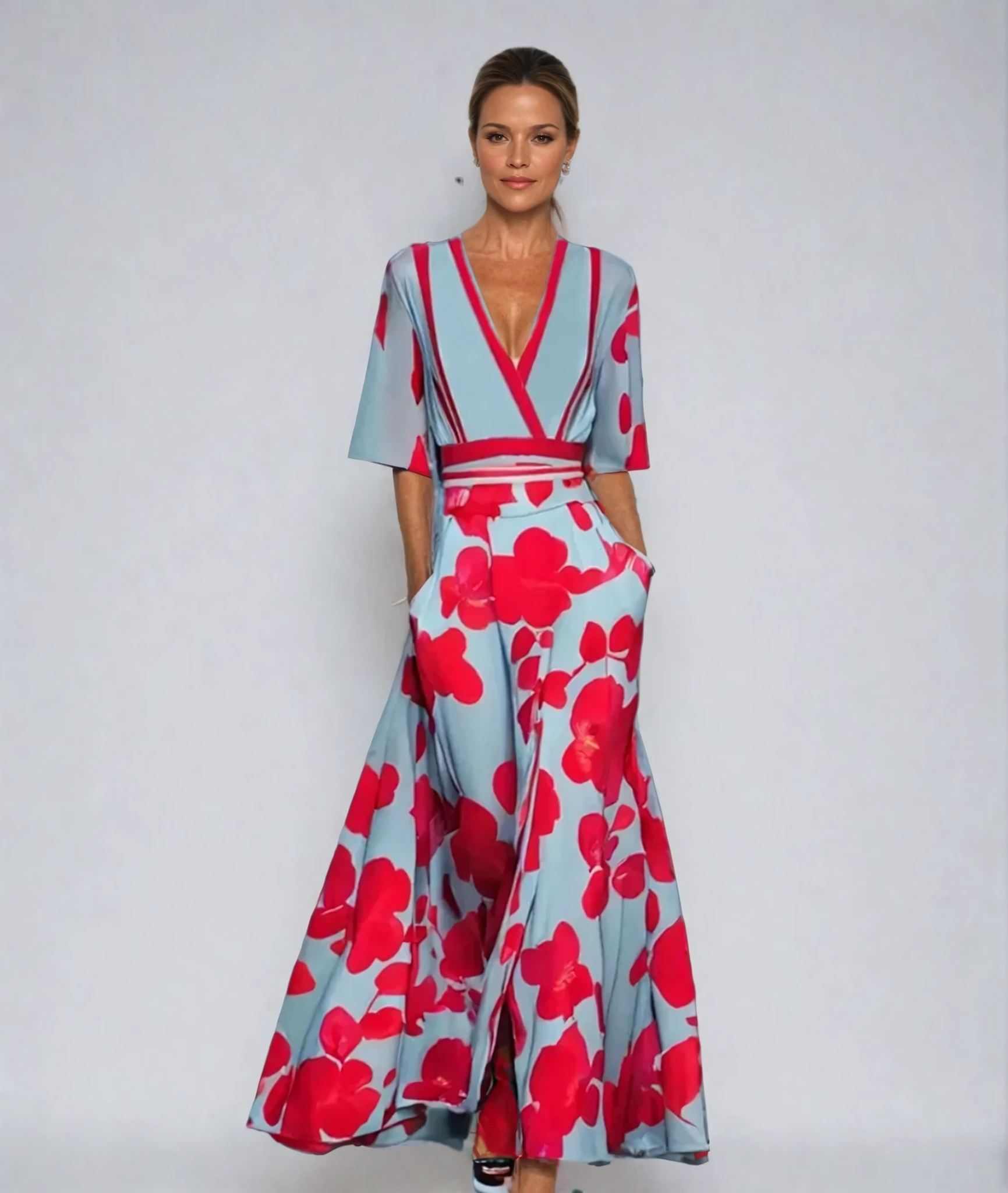 Valmere™ | Chloe Elegant Floral Dress
