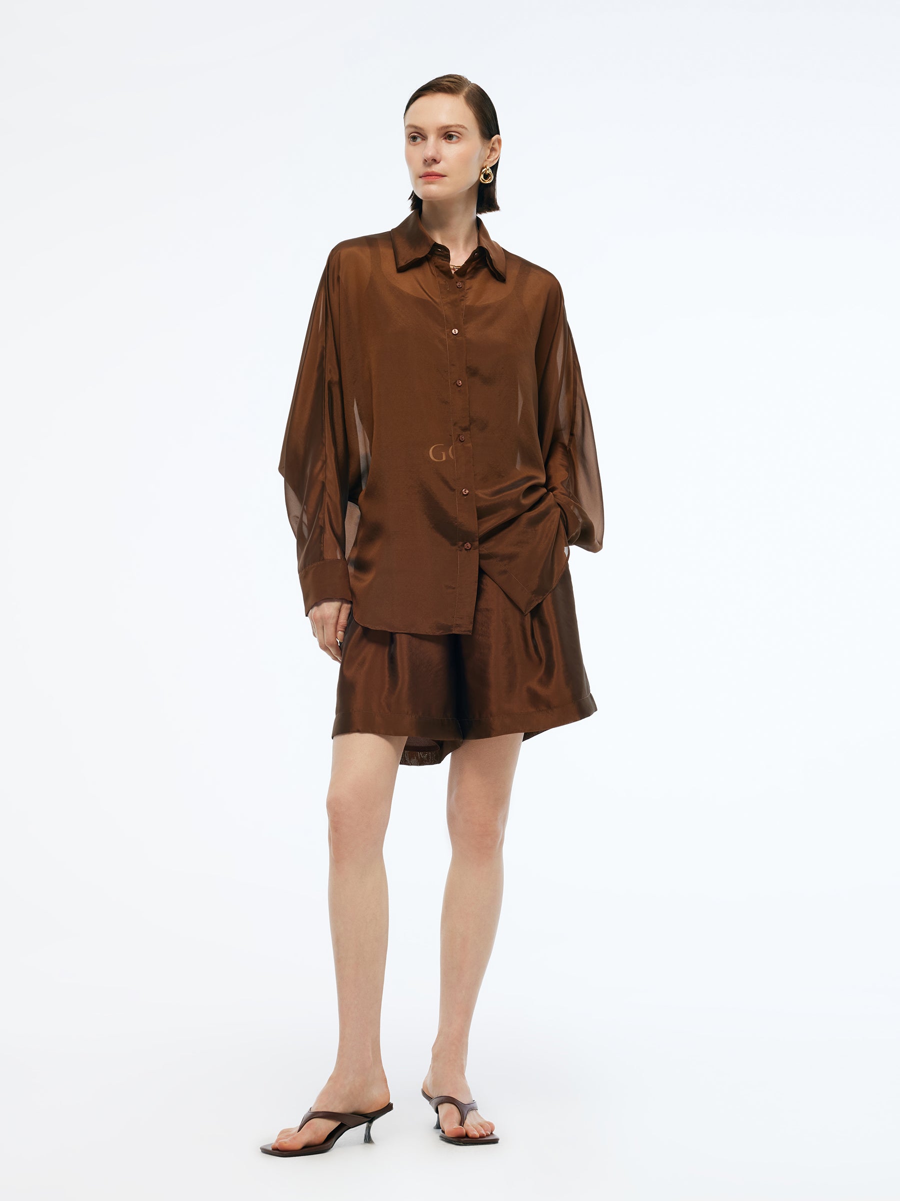 Valmere™ | Batwing Sleeves Oversized Shirt