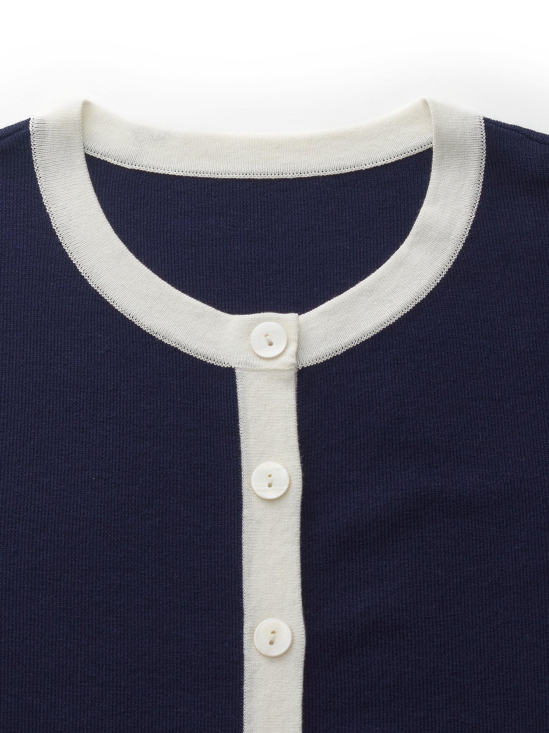 Valmere™ | Contrast Trim Cardigan