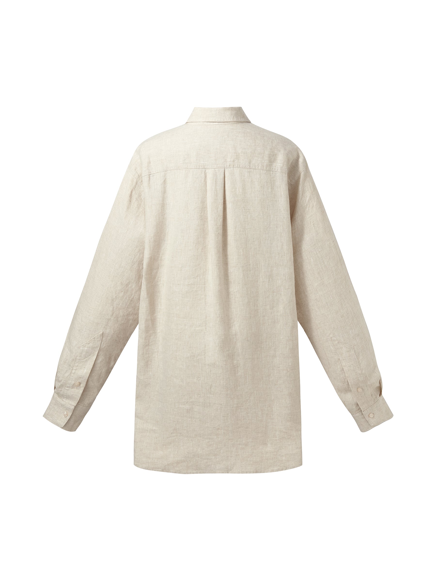 Valmere™ | 100% Linen Oversized Shirt