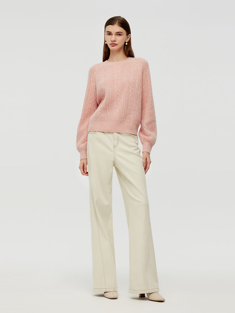 Valmere™ | Wool Blend Cable Knit Sweater