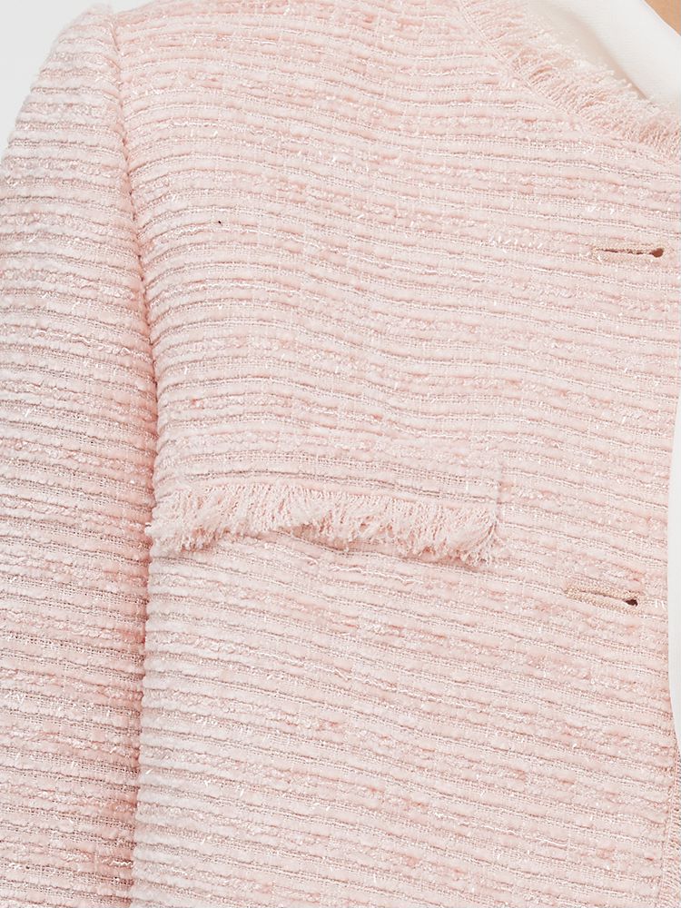 Valmere™ | Collarless Crop Jacket