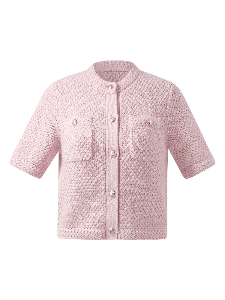 Valmere™ | Round Neck Knitted Women Cardigan
