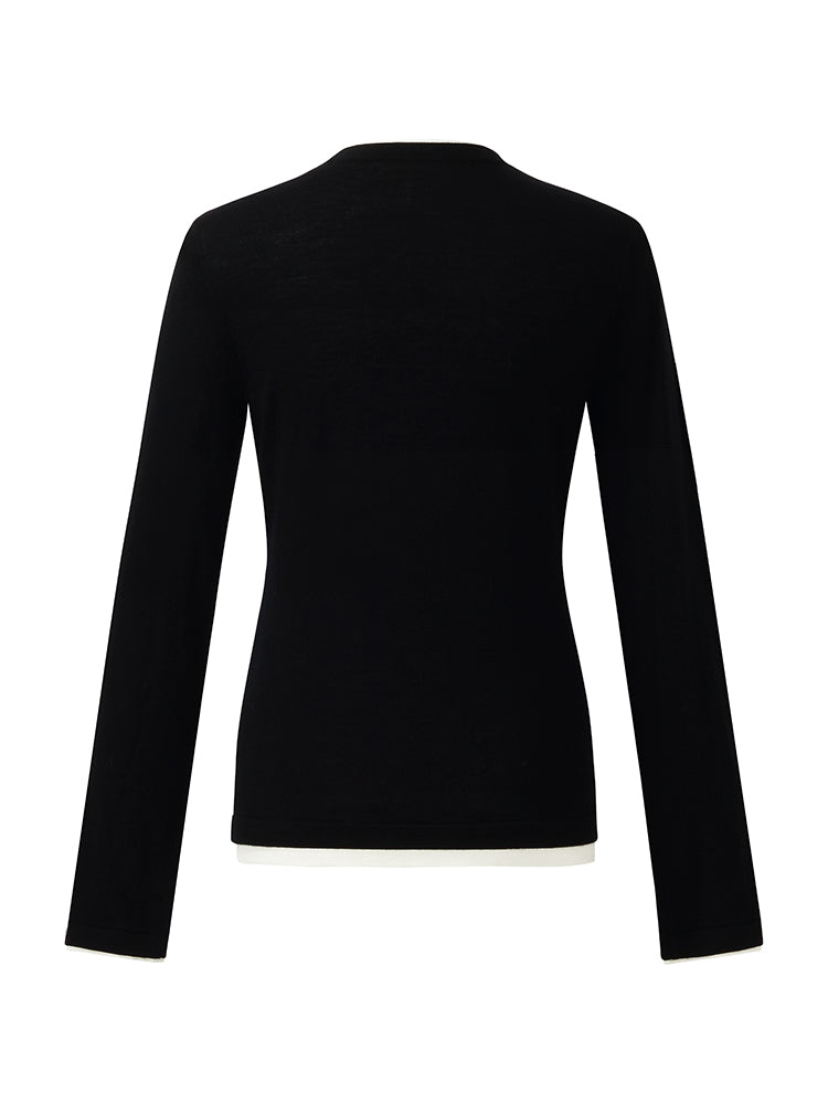 Valmere™ | Machine Washable Wool Knit Top