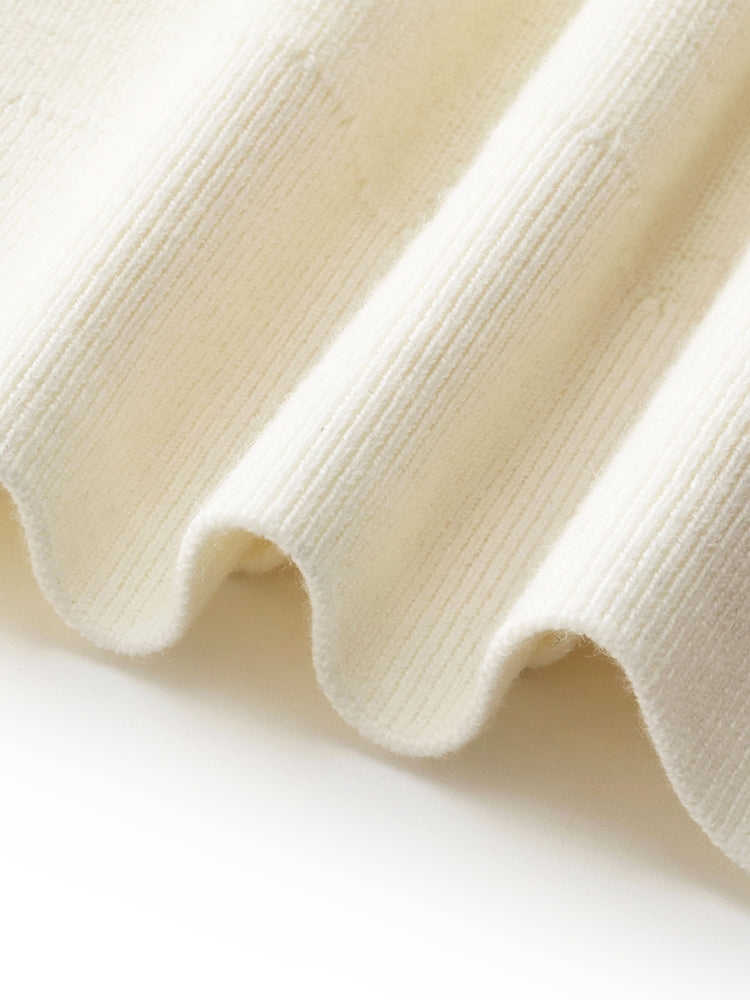 Valmere™ | 100% Wool Half Button Turtleneck Sweater