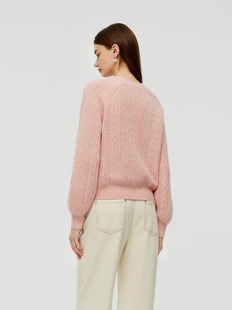 Valmere™ | Wool Blend Cable Knit Sweater